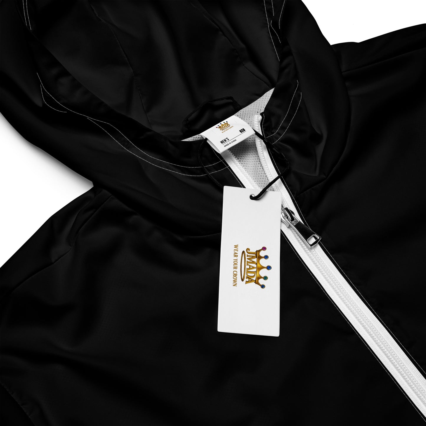 JMADA DJM Men’s Windbreaker- Code: Black