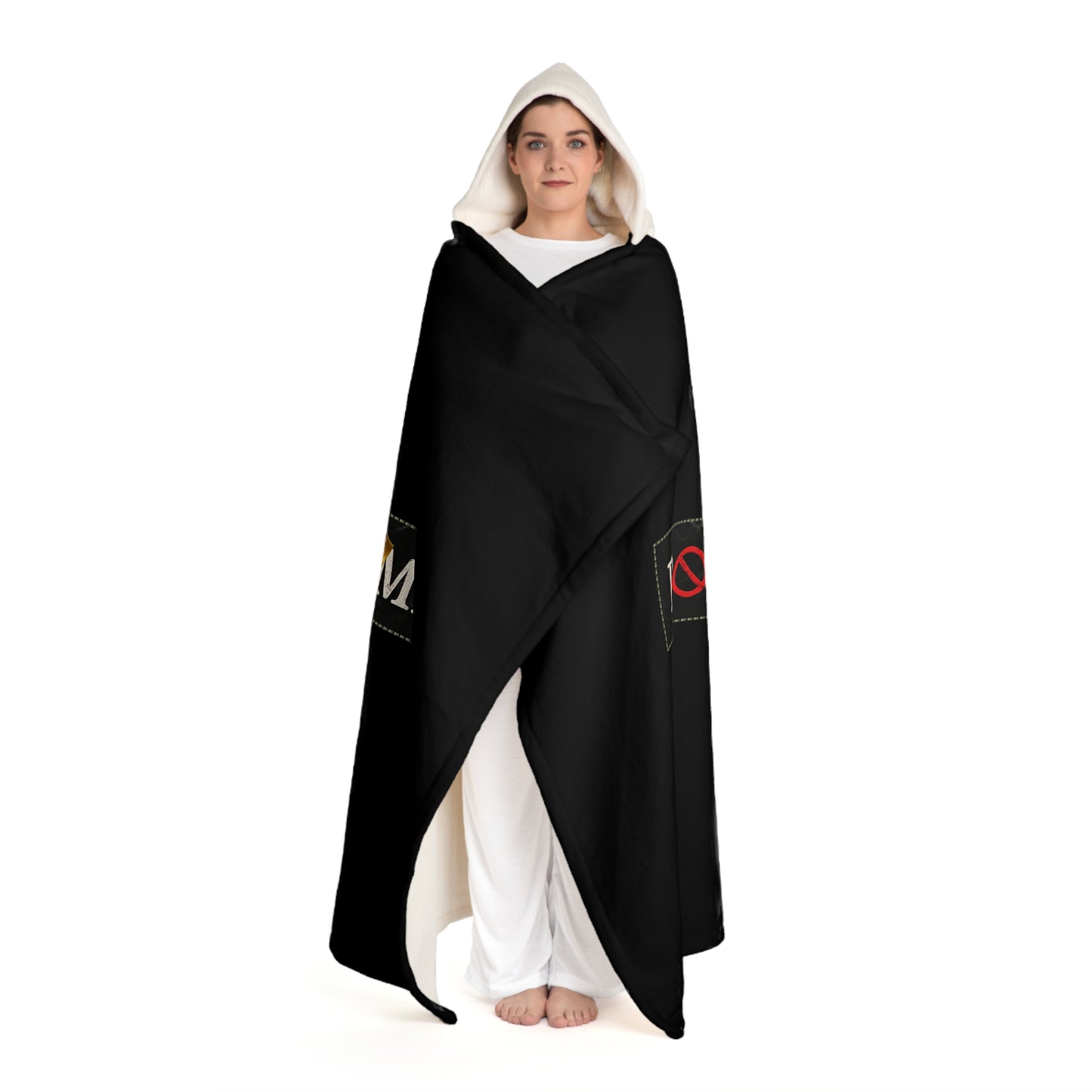 JMADA DJM Hooded Fleece Blanket